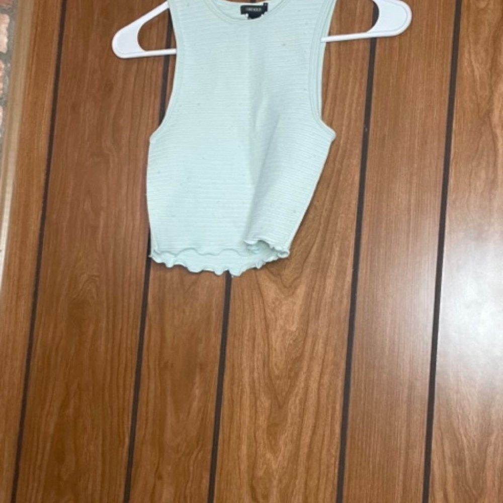 light green tank top